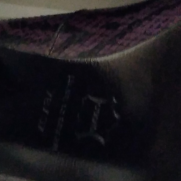 NWOT Bcbg purple snake print heeled mules - Picture 4 of 6